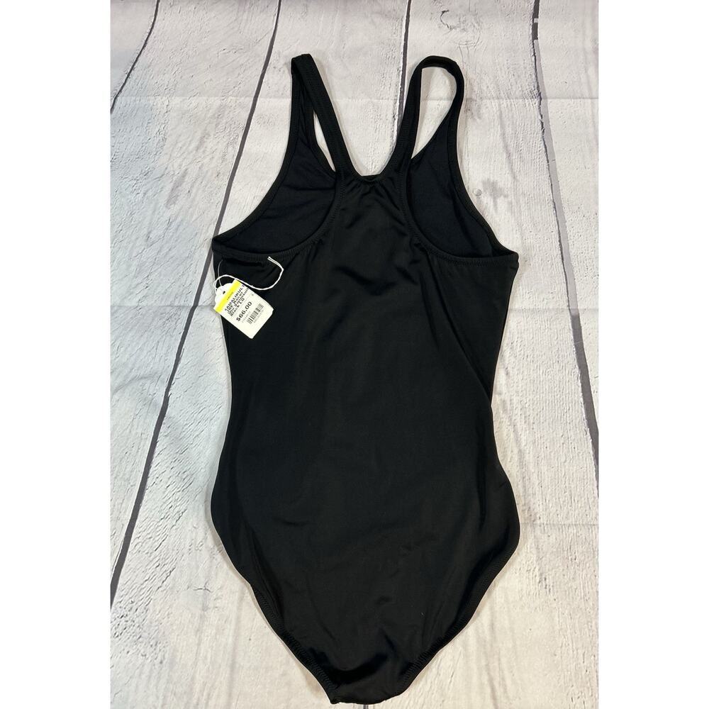 Norma Kamali KAMALIKULTURE Racer Mio One Piece Swimsuit Black Women Large - Picture 3 of 8